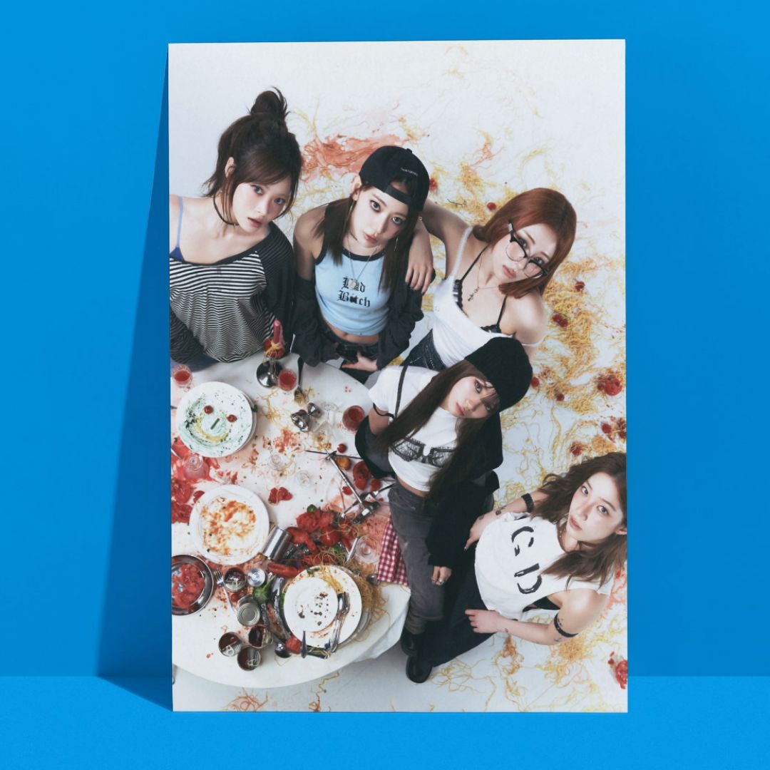 LE SSERAFIM &#39;Spaghetti&#39; A3 Group Poster!