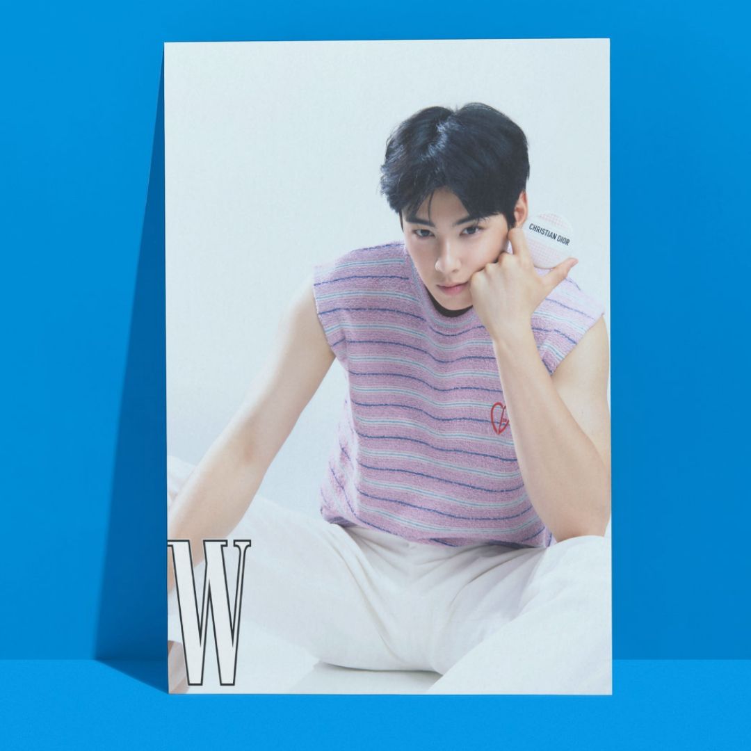 Cha Eunwoo &#39;W Korea&#39; Solo A3 Poster!