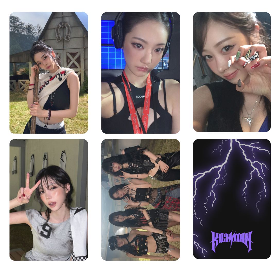 Aespa &#39;Rich Man OT4&#39; Photocard Set!