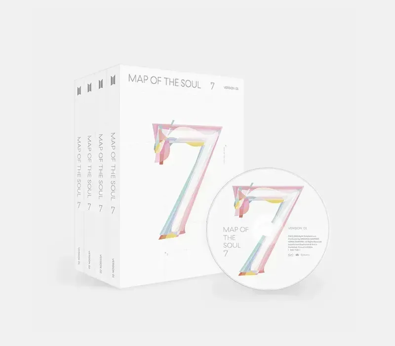 BTS - 4TH ALBUM [MAP OF THE SOUL : 7] (4 TYPE Random)