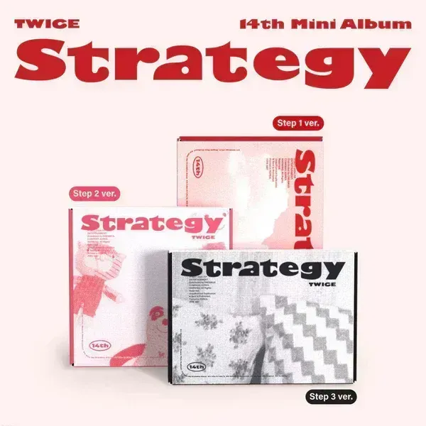 TWICE - 14th Mini Album [STRATEGY] (3 TYPE Random)
