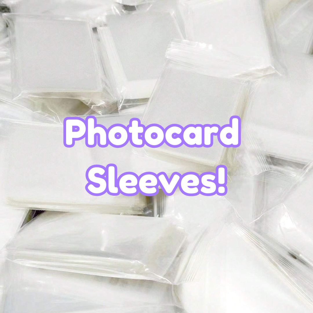 Clear Photocard Sleeves!