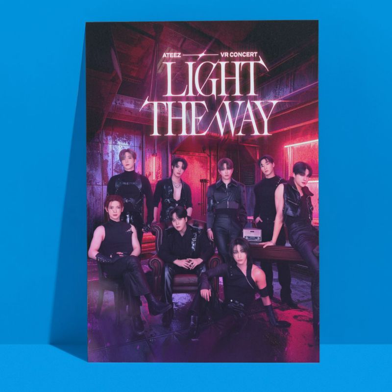 Ateez 'Light The Way' A3 Group Poster!
