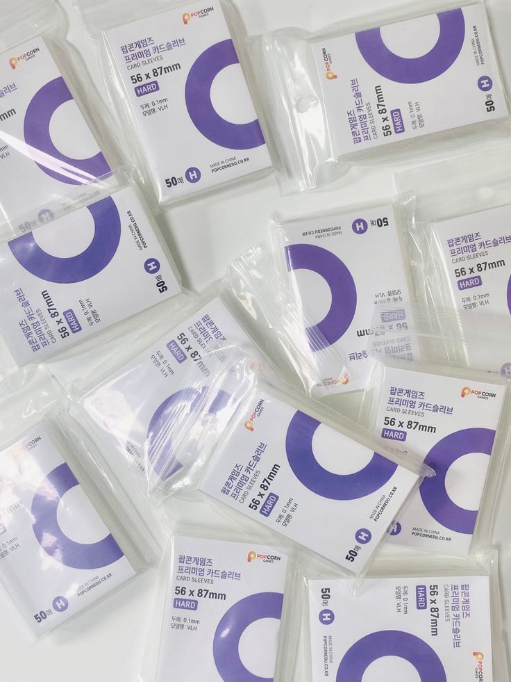 Photocard Sleeves (50 Pack)!