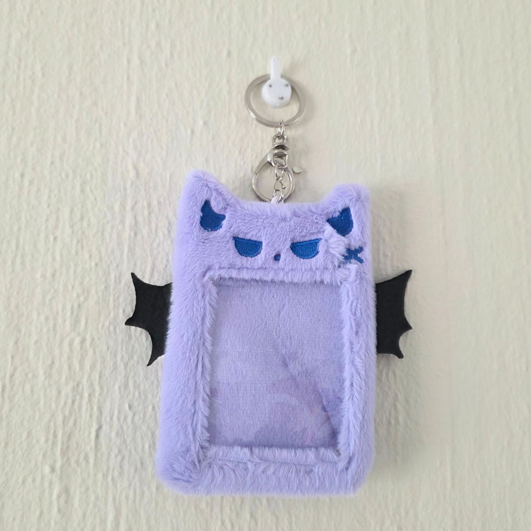 Cute Fluffy Bat Photocard Holder!