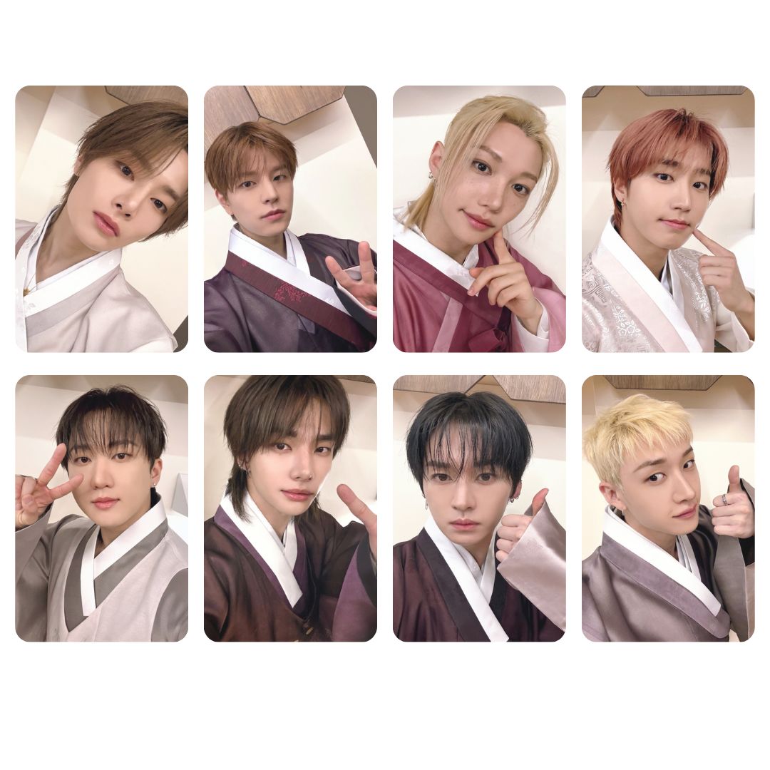 Stray Kids Happy Lunar New Year Selca Photocard Set!