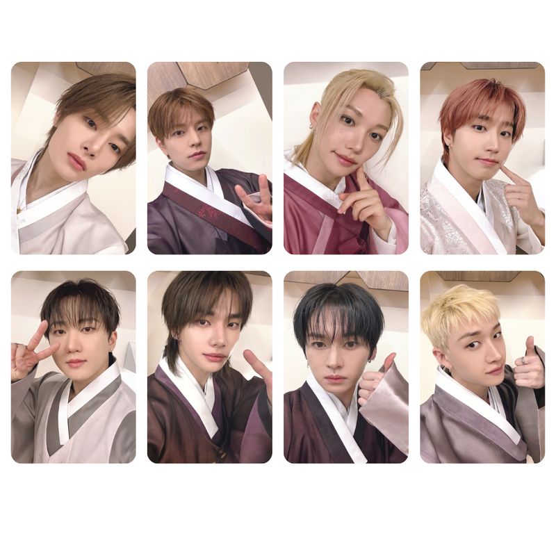 Stray Kids Happy Lunar New Year Selca Photocard Set!
