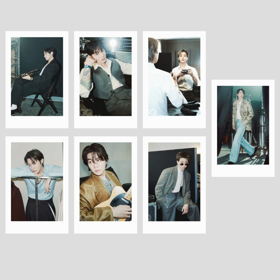 BTS GQ Polaroid Photocard Set!