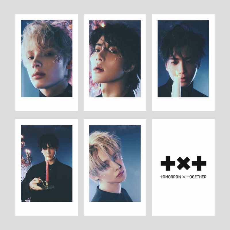 TXT 'Starkissed - Concept Photo 'Uprise' Polaroid Photocard Set!