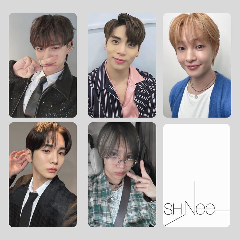 Shinee Random Selca Ver-2 Photocard Set!