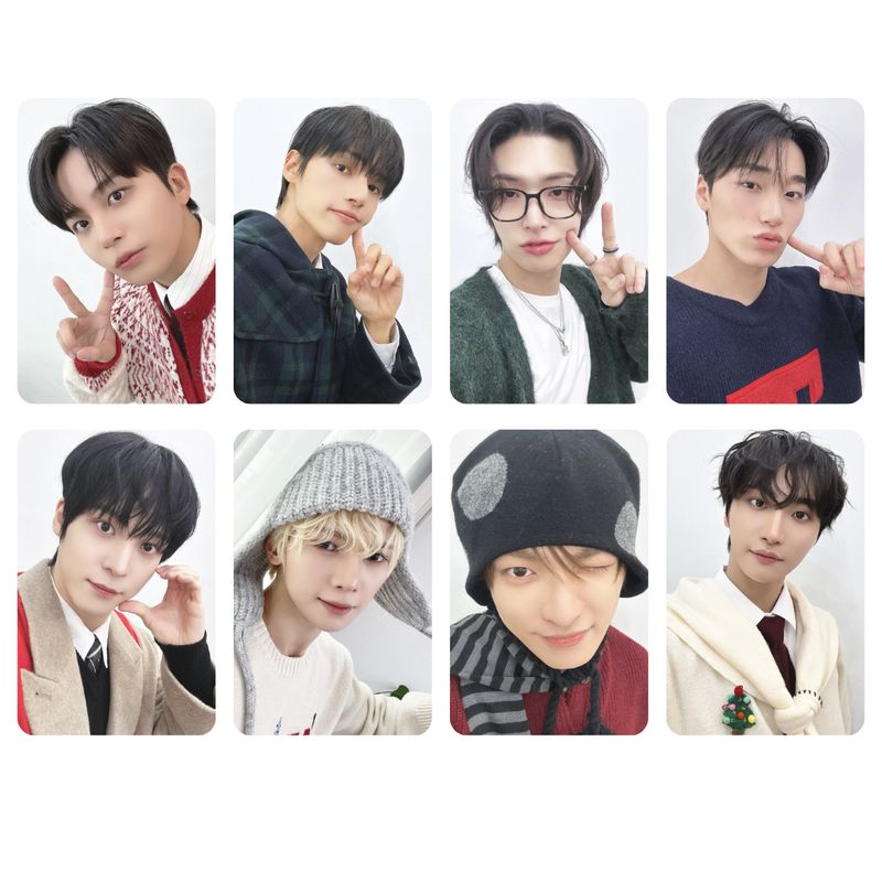 Ateez  'a year-end present that arrived from TEEZ🎄(TOKTOQ)' Photocard Set!