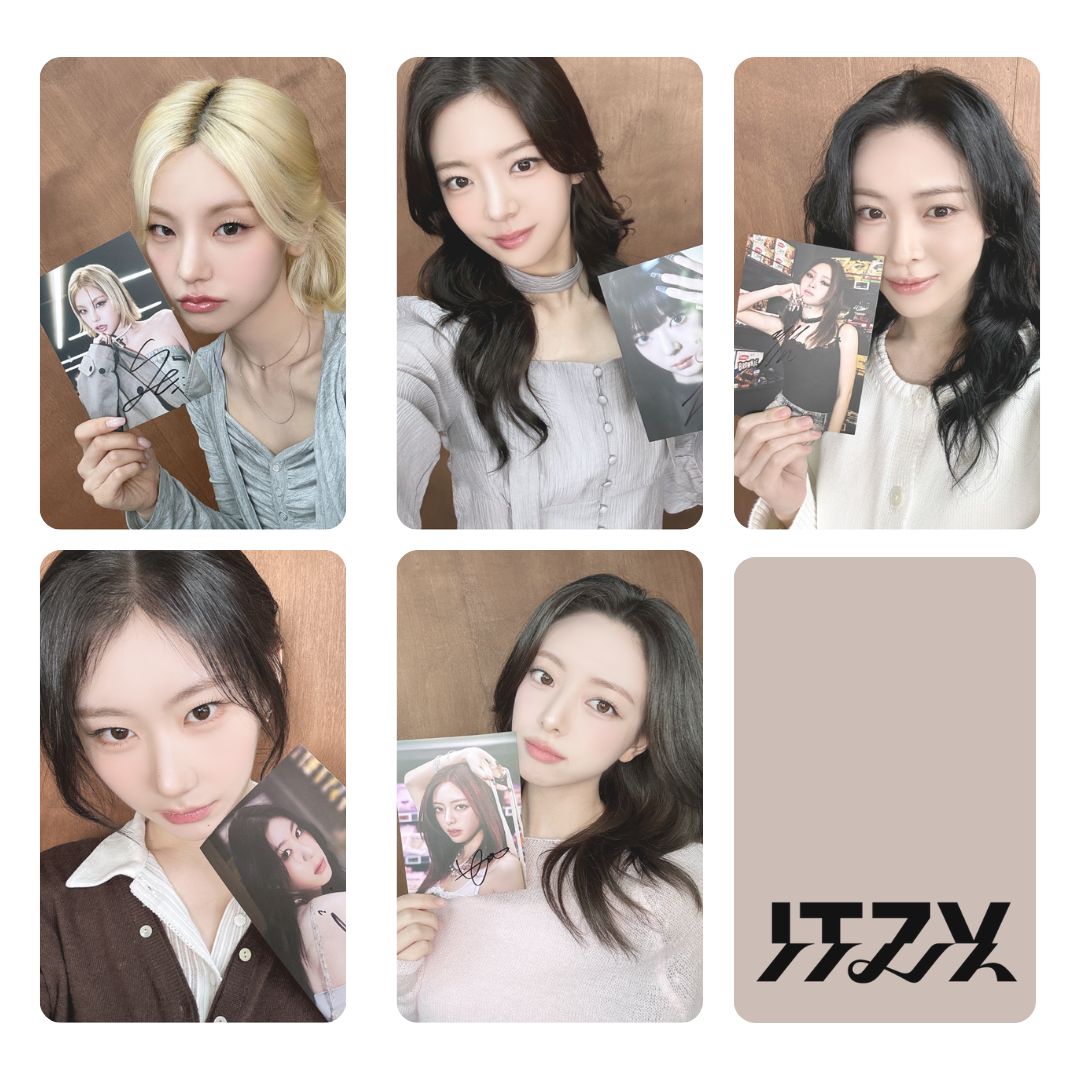 ITZY ITZY <TUNNEL VISION>   ITZY SHOP EXCLUSIVE  ✨SIGNED POSTCARD Photocard Set!
