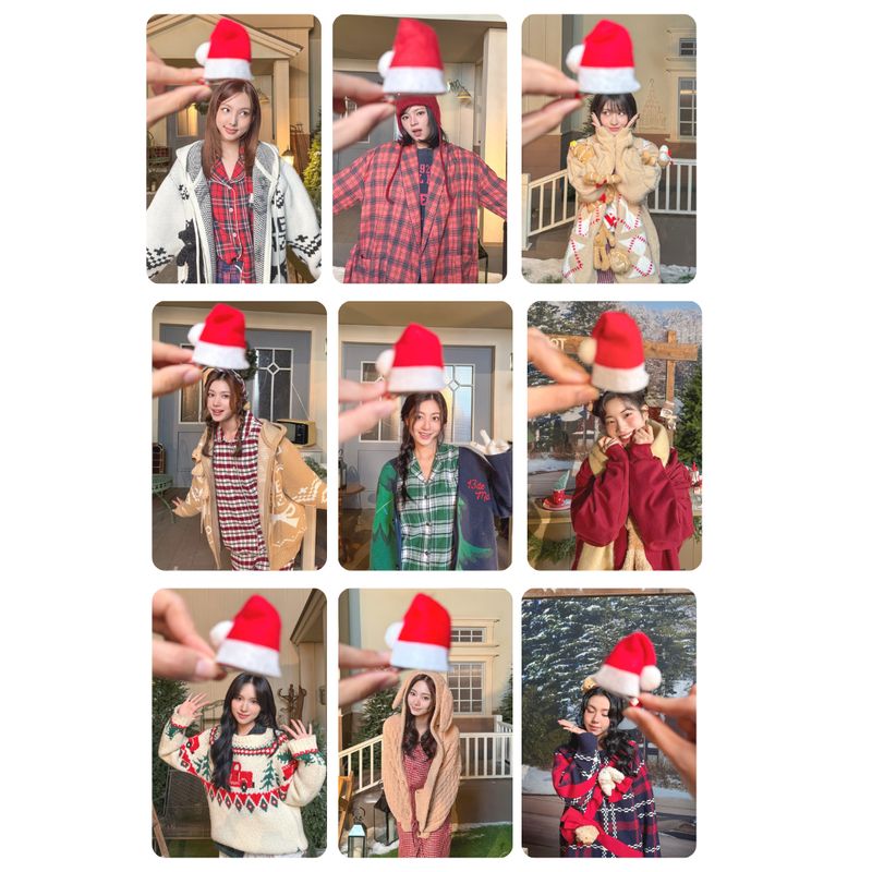 Twice 'Stay merry and bright⛄️✨  Merry &amp; Happy♪' Photocard Set!