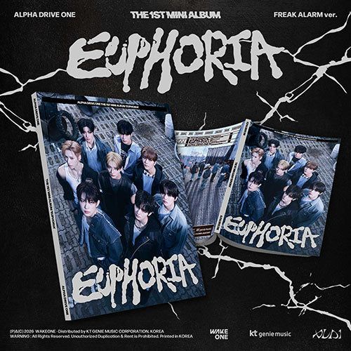 ALPHA DRIVE ONE - EUPHORIA [1st Mini Album - FREAK ALARM Ver.]