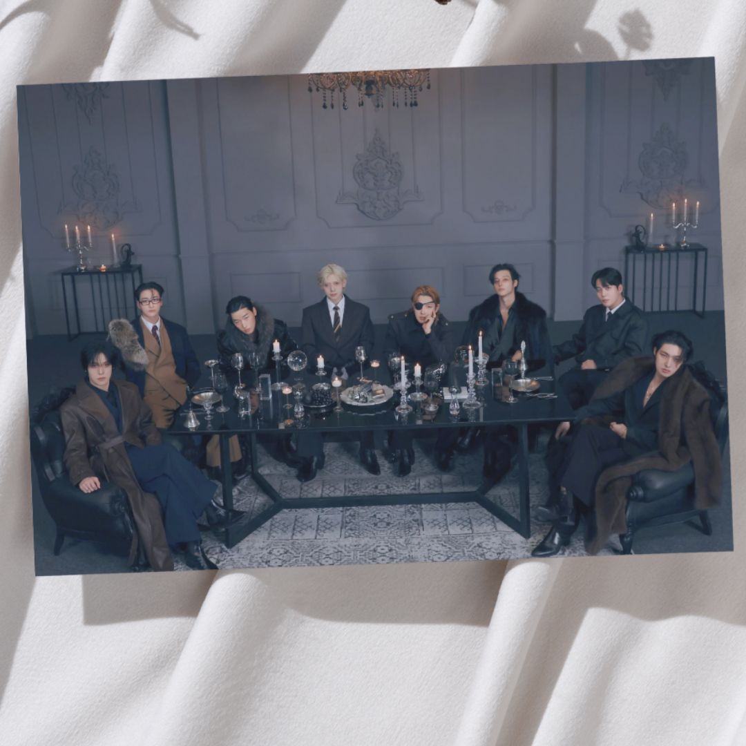 Ateez 'GOLDEN HOUR : Part.4 Ver-1' A3 Group Poster!