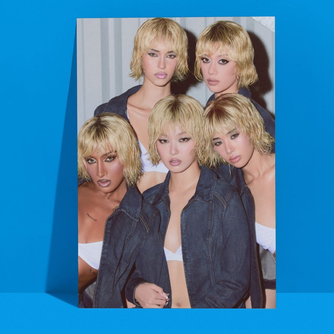 KATSEYE 'WILD Ver-1' A3 Group Poster!