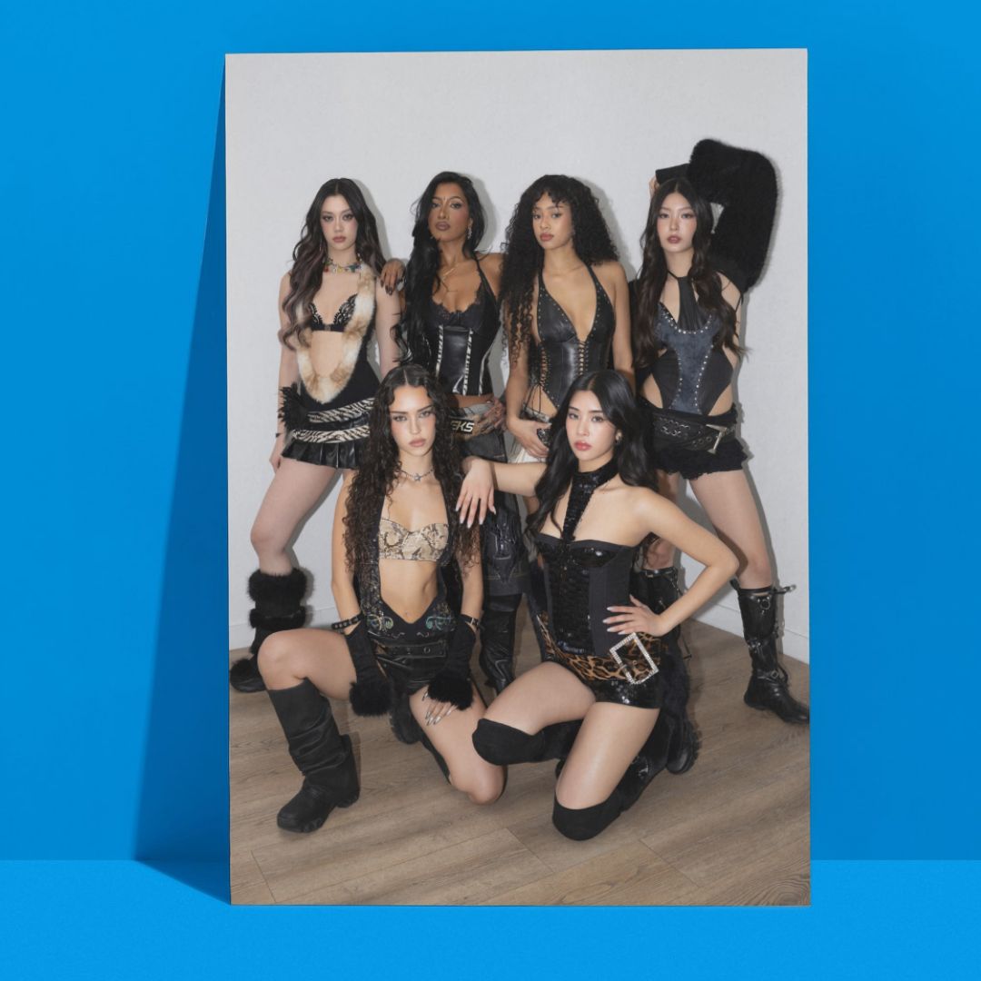 KATSEYE Ver-2 A3 Group Poster!