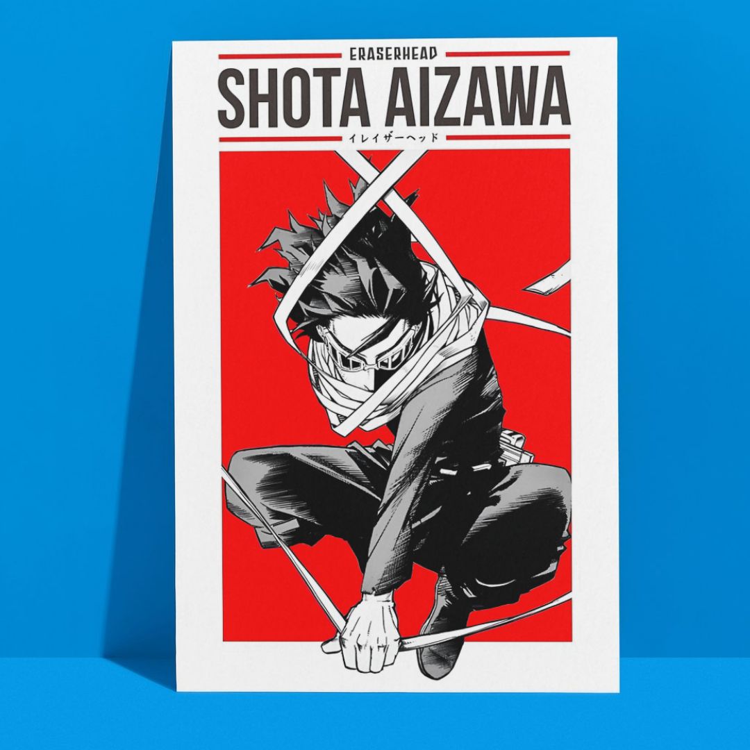My Hero Academia 'ERASERHEAD' A3 Poster!