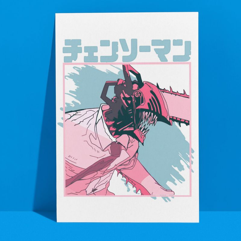 Chainsaw Man Ver-2 A3 Poster!