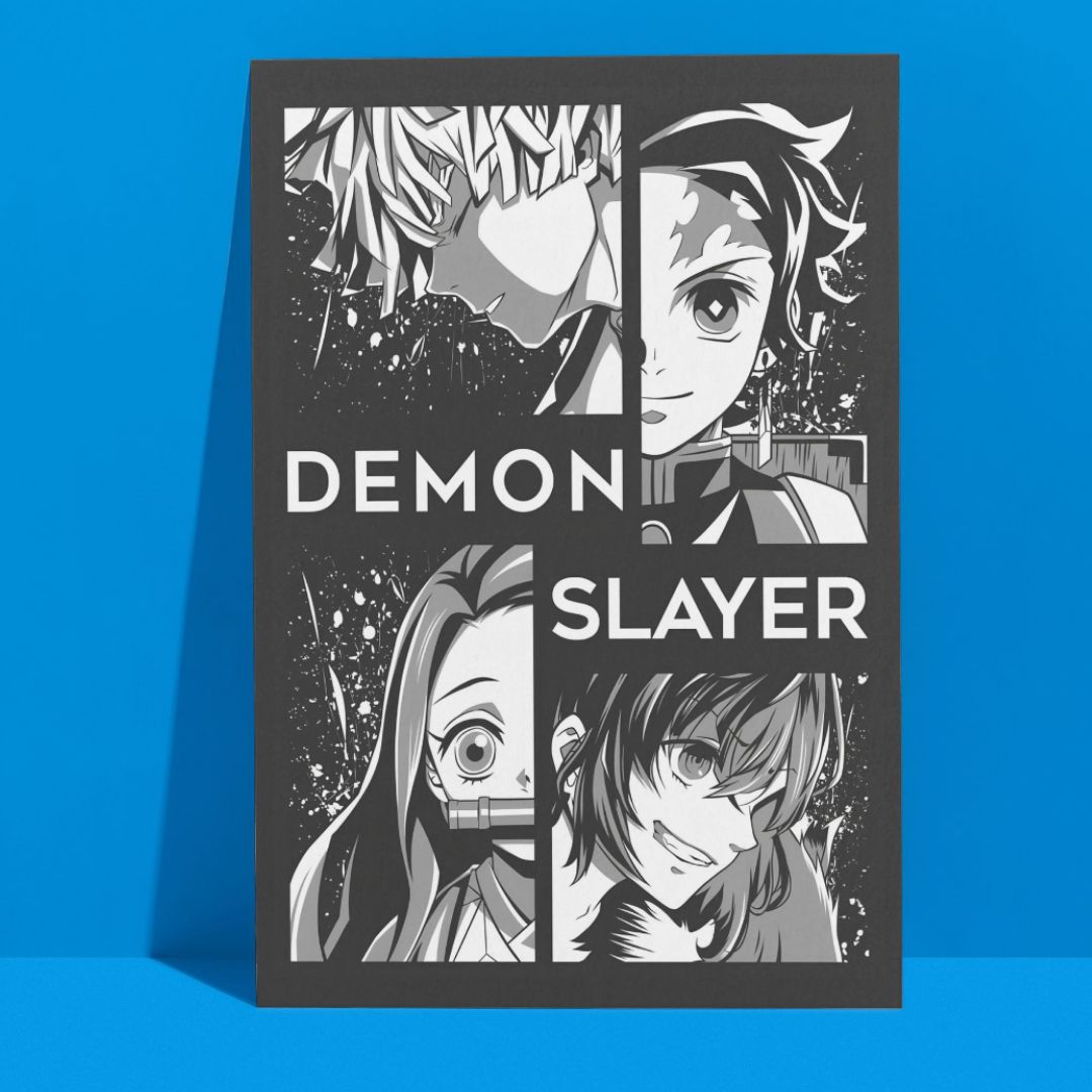 Demon Slayer Ver-2 A3 Poster!
