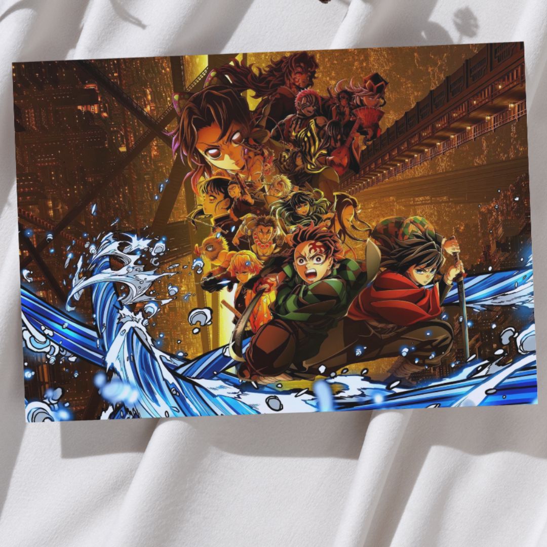 Demon Slayer Ver-4 A3 Poster!