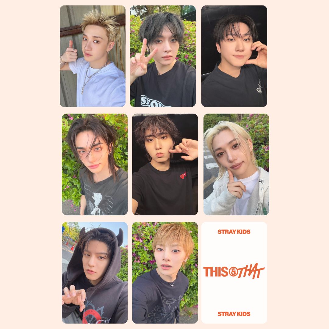 Stray Kids This &amp; That Ver-3 Photocard Set!
