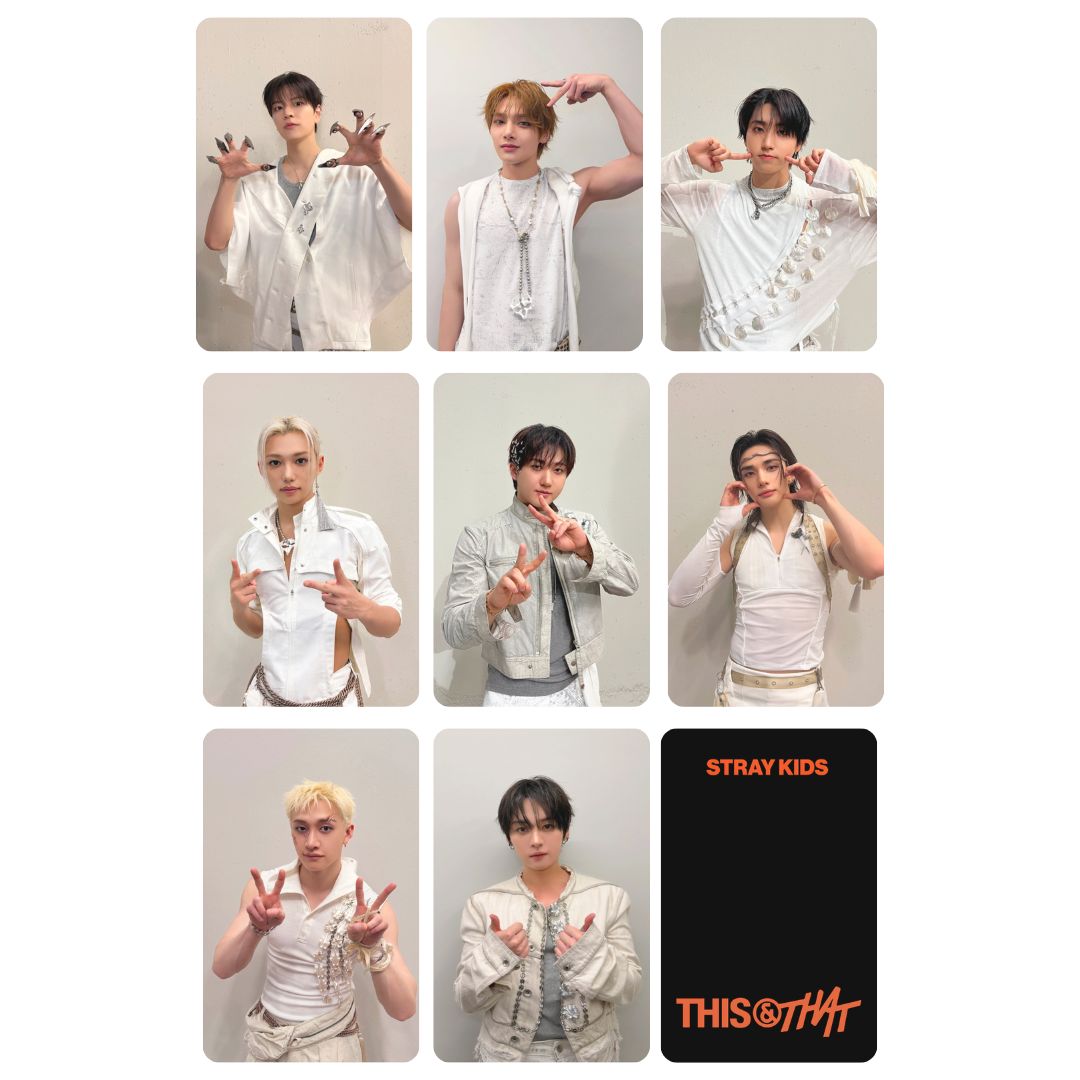 Stray Kids This &amp; That Ver-4 Photocard Set!