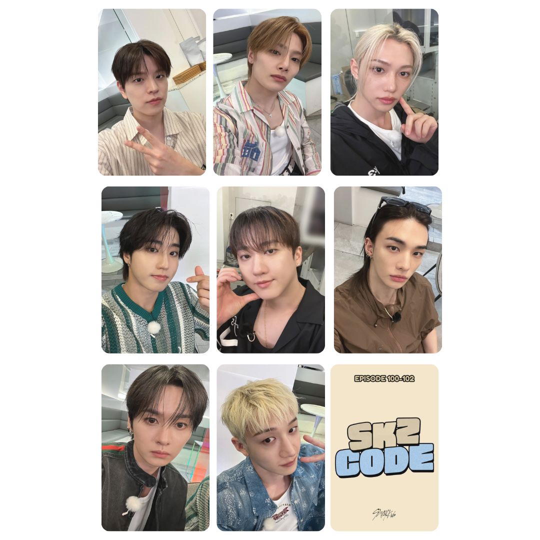 Stray Kids 'SKZ CODE EP.100-102 Ver-3' Photocard Set!