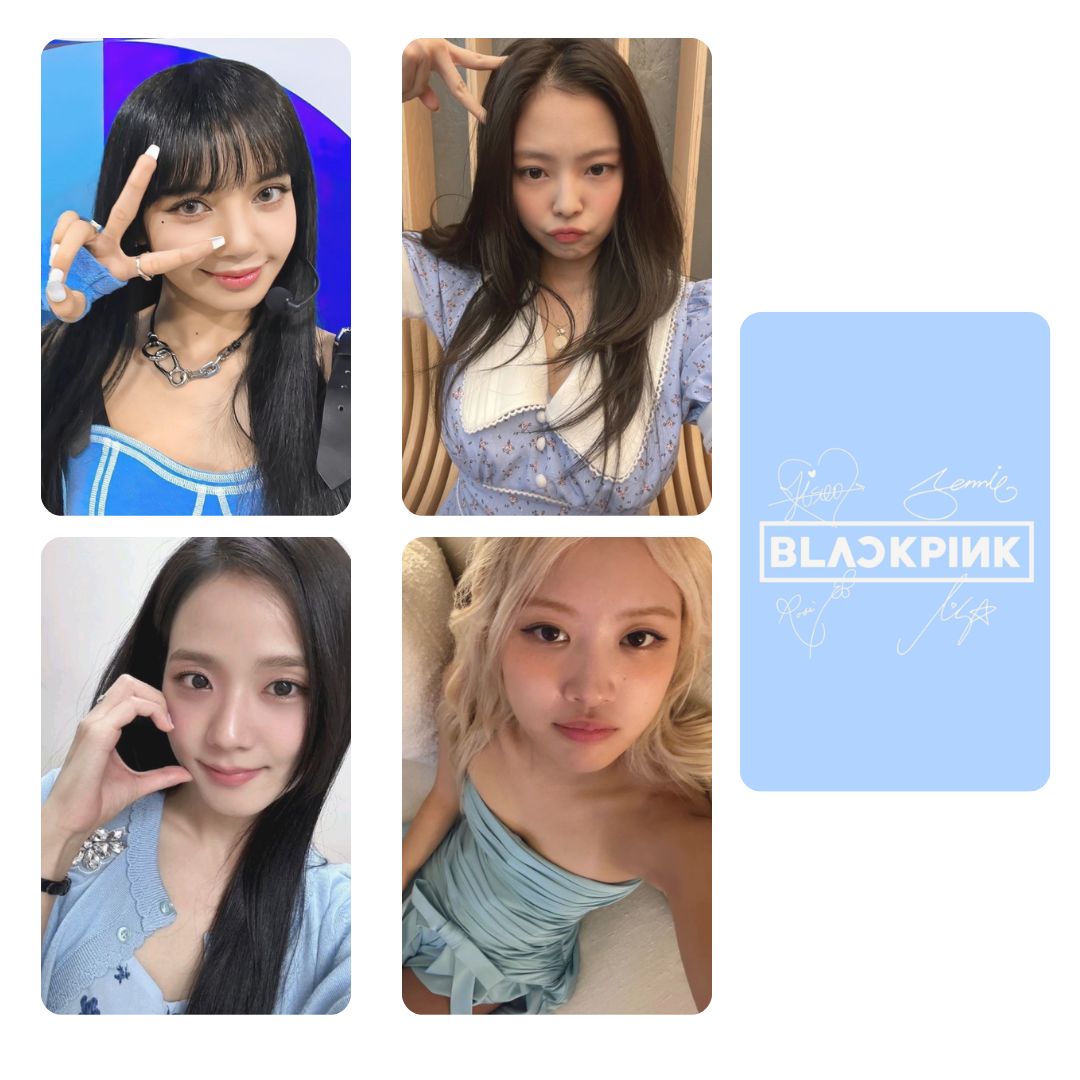 BlackPink 'Random Selca Ver-5' Photocard Set!