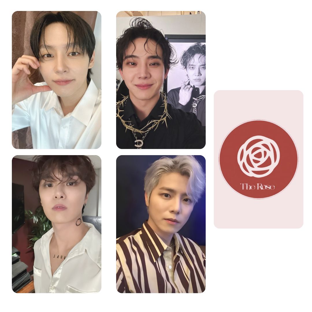 The Rose Selca Photocard set!