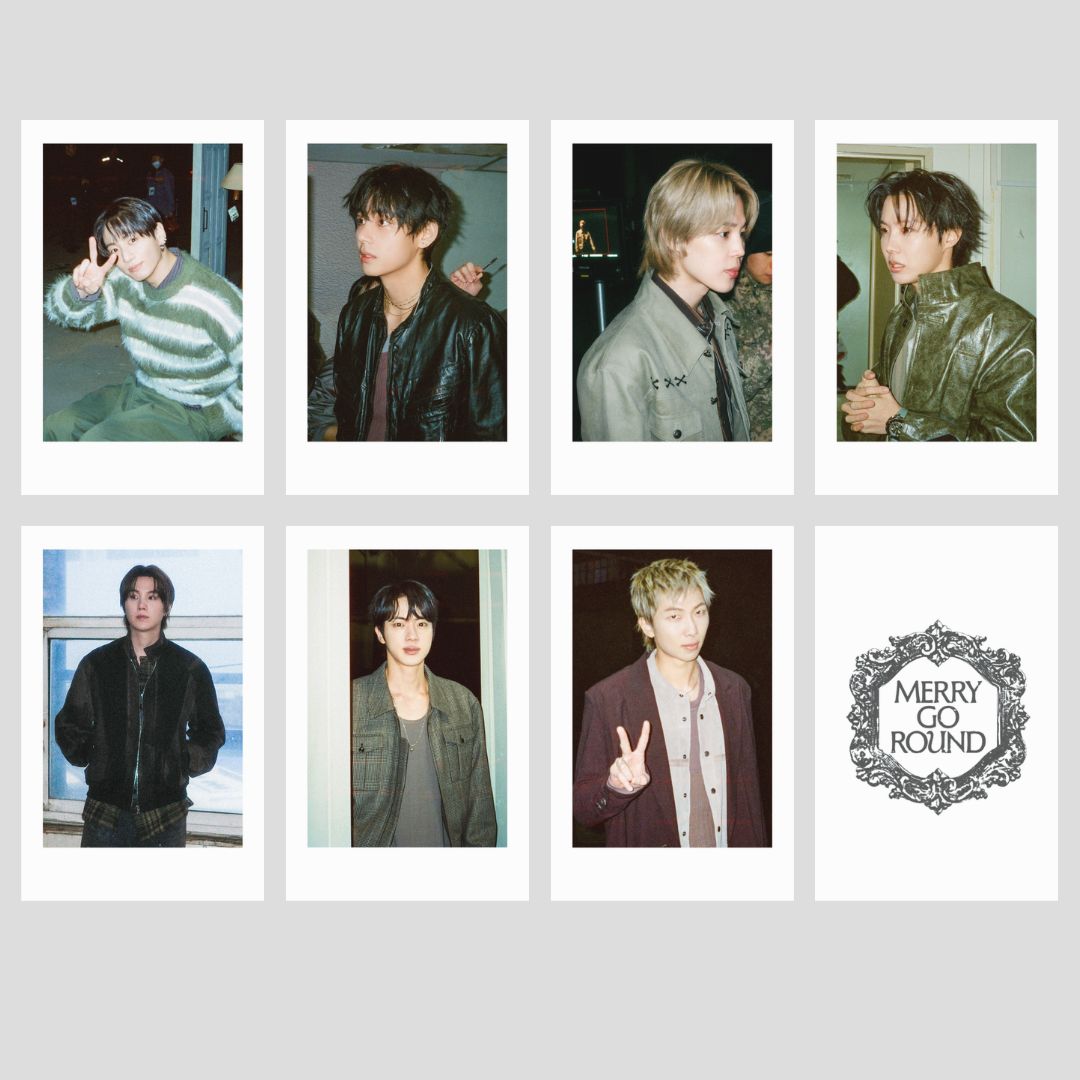 BTS 'Merry Go Round' Polaroid Photocard Set!