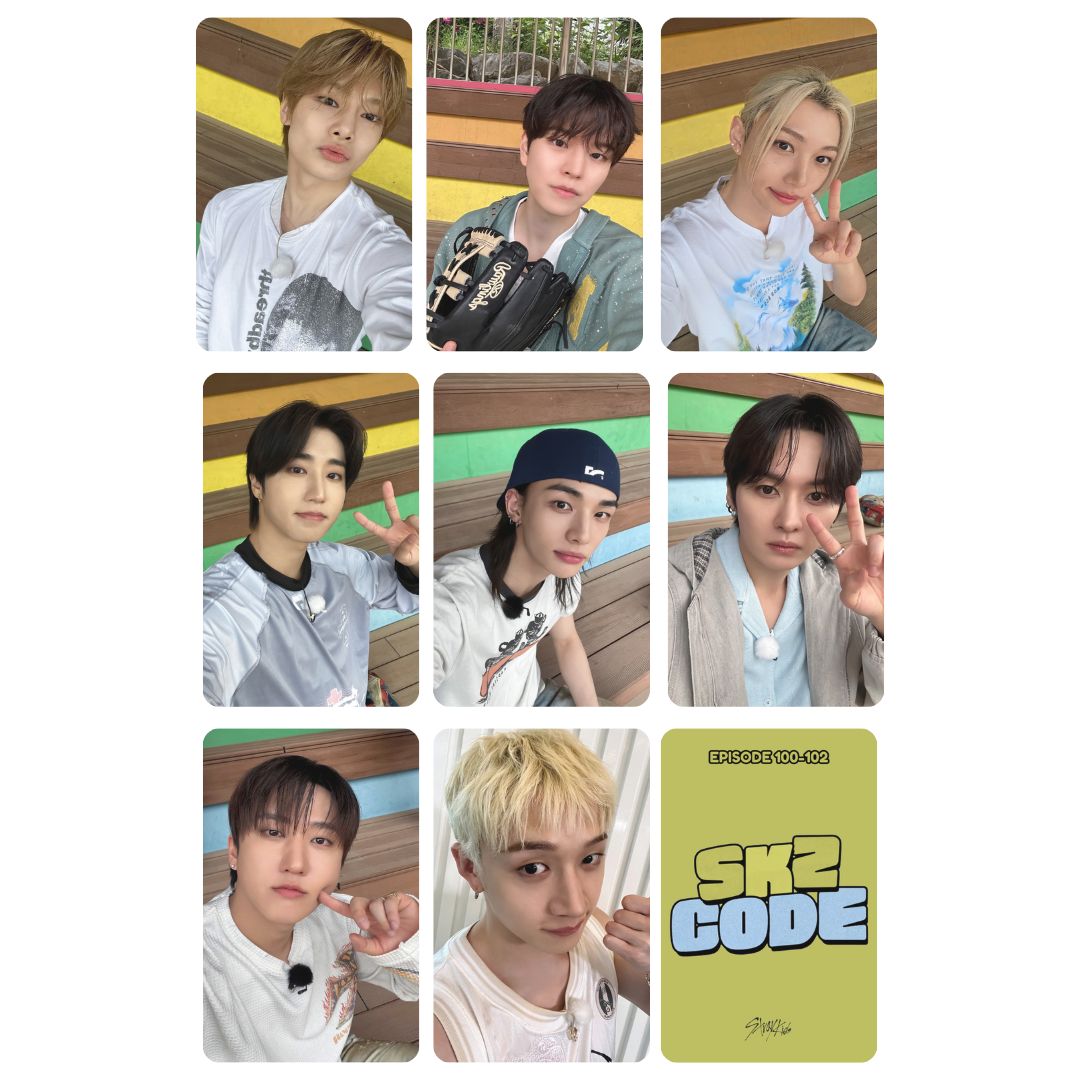 Stray Kids 'SKZ CODE EP.100-102' Photocard Set!