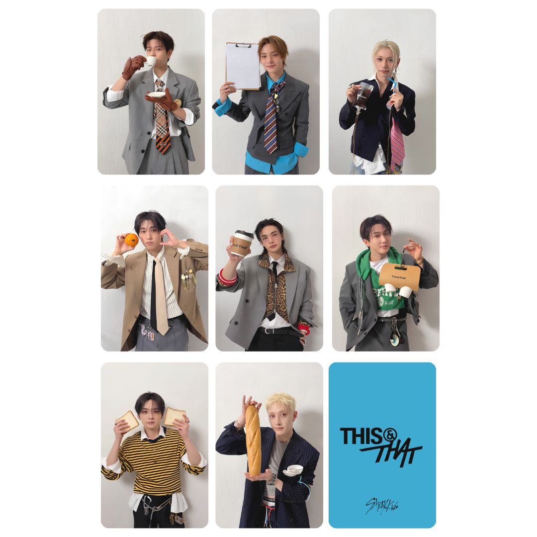 Stray Kids This &amp; That Ver-6 Photocard Set!