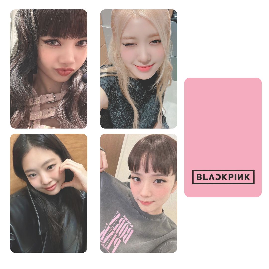 BlackPink 'Random Selca Ver-4' Photocard Set!