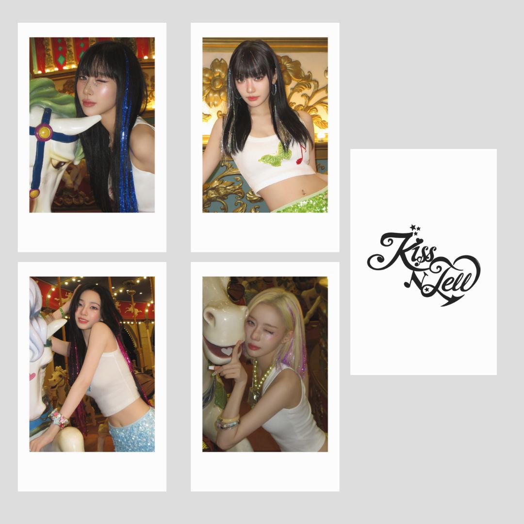 Aespa 'Kiss N Tell' Polaroid Photocard Set!