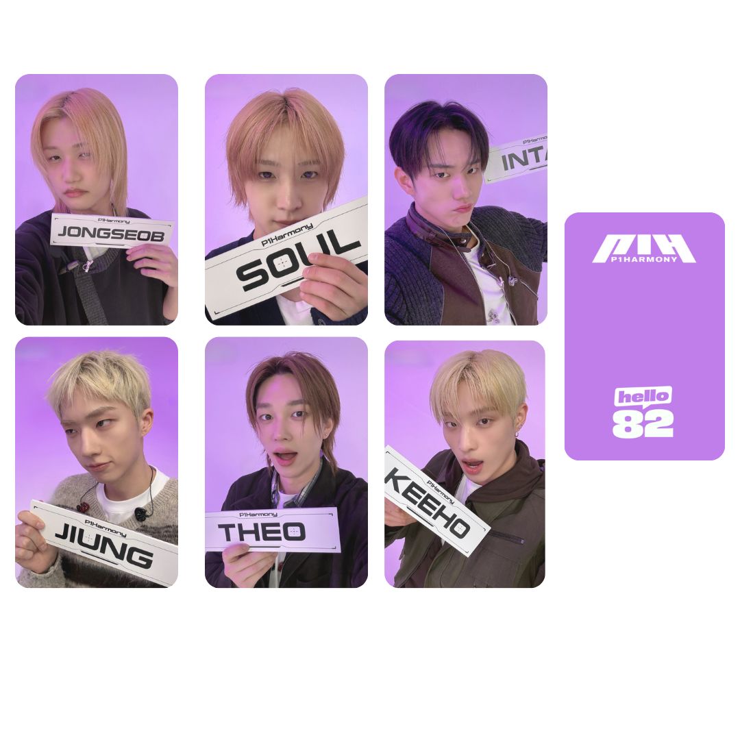 P1harmony 'Hello82' Photocard Set!