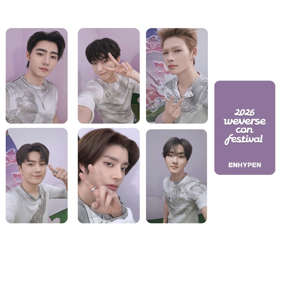 Enhypen Weverse Con 2026 Photocard Set!