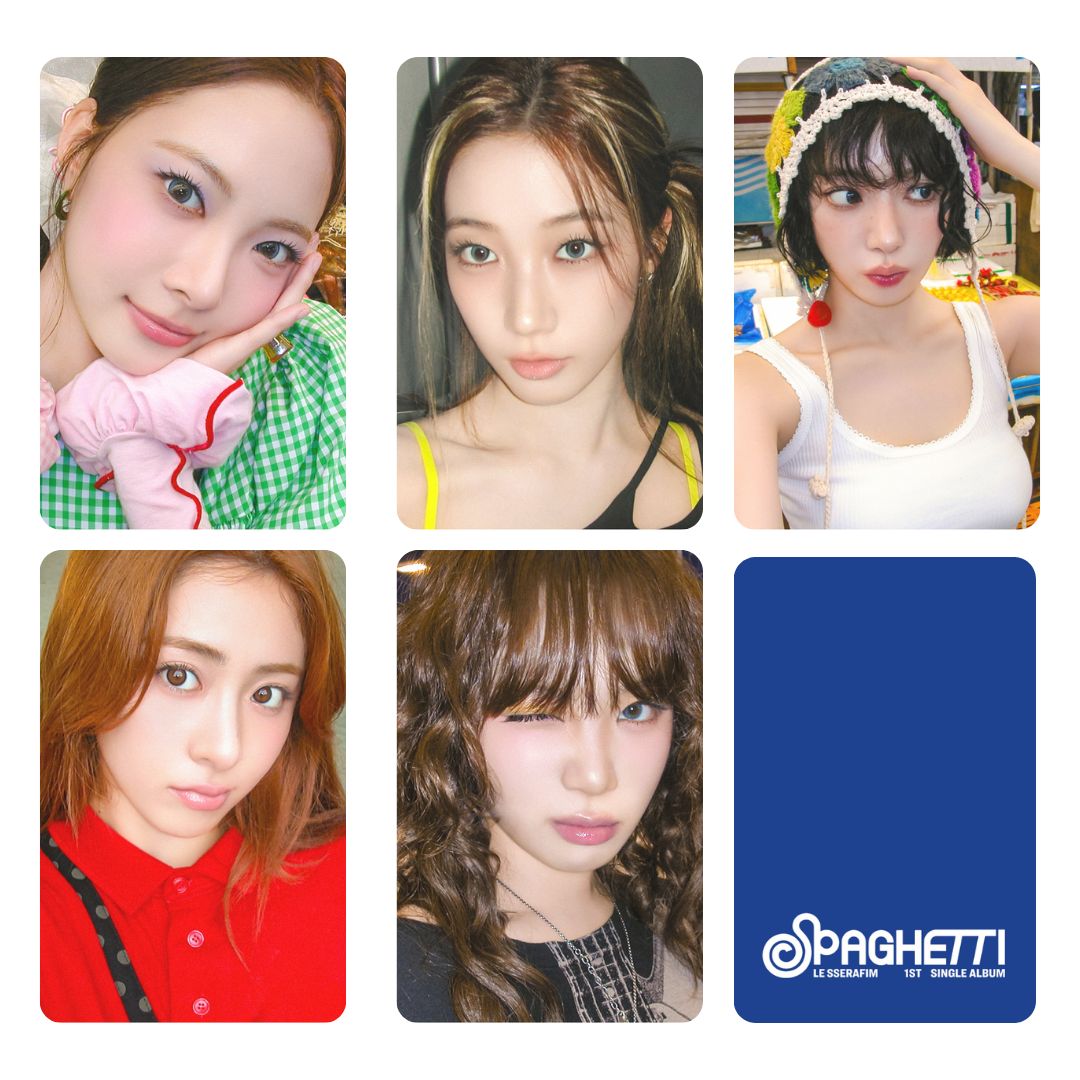 Le Sserafim 'Spaghetti' Photocard Set!