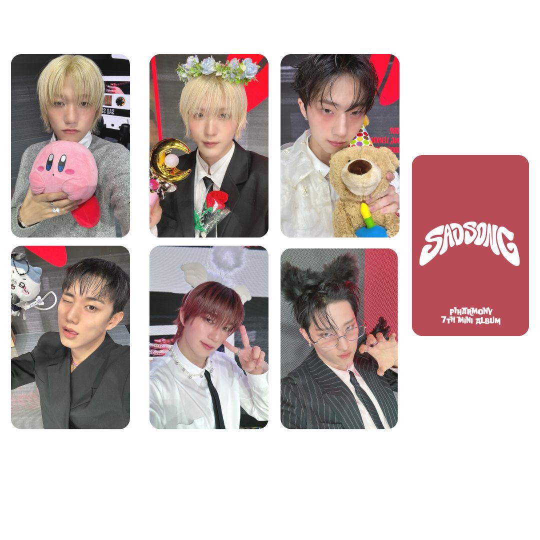 P1harmony 'Sad Song Selca' Photocard Set!