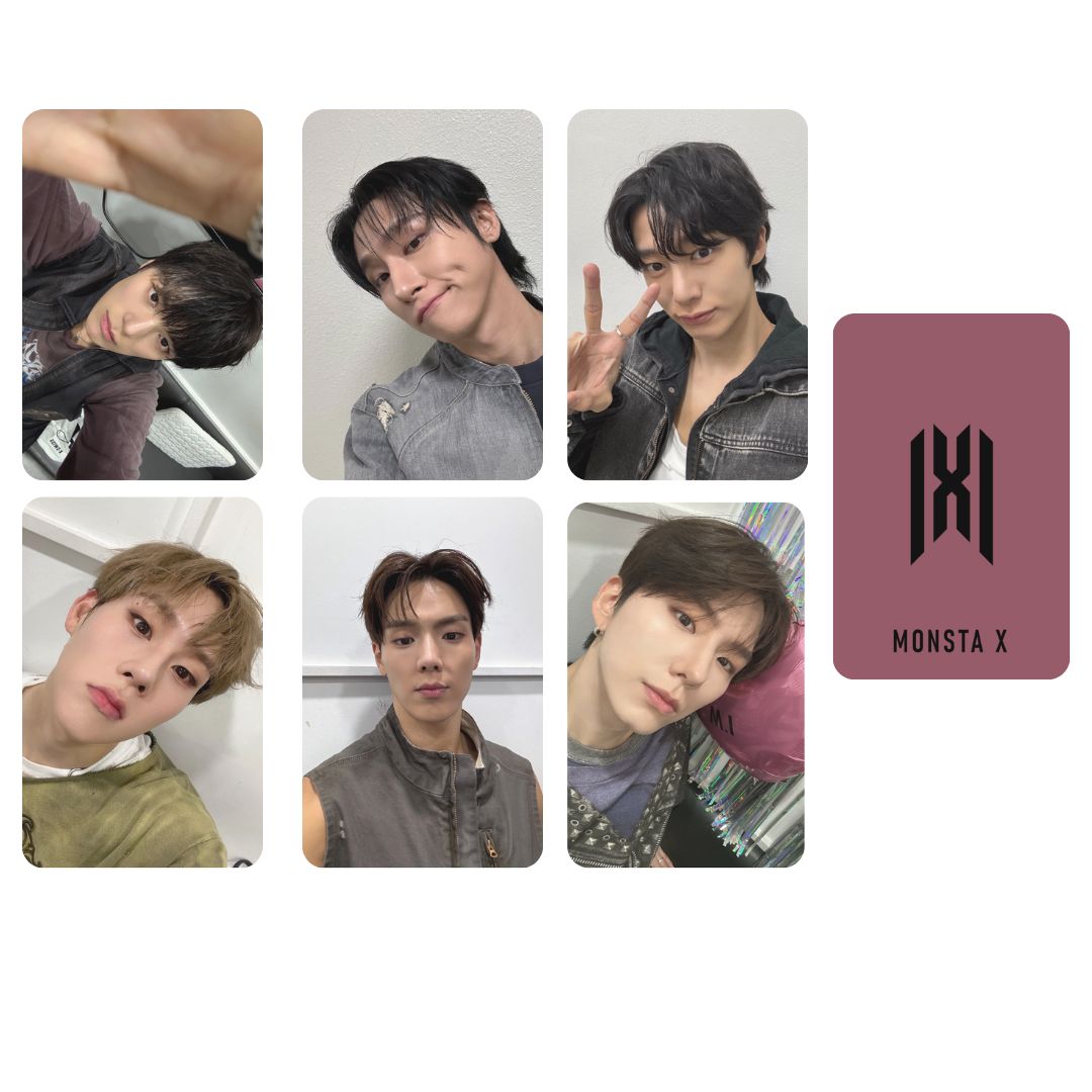 Monsta X Selca Ver-1 Photocard Set!