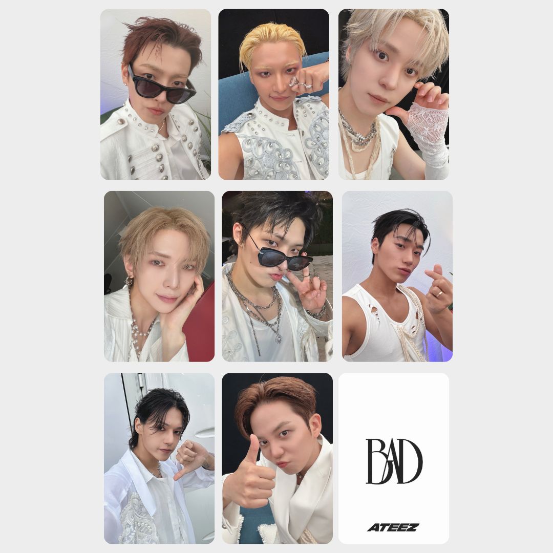 Ateez  'BAD Ver-3' Photocard Set!