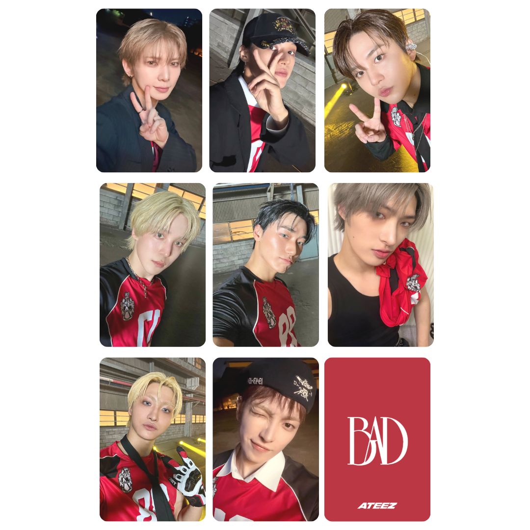 Ateez  'BAD Ver-5' Photocard Set!