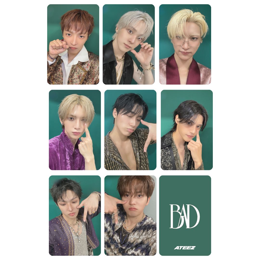 Ateez  'BAD Ver-6' Photocard Set!