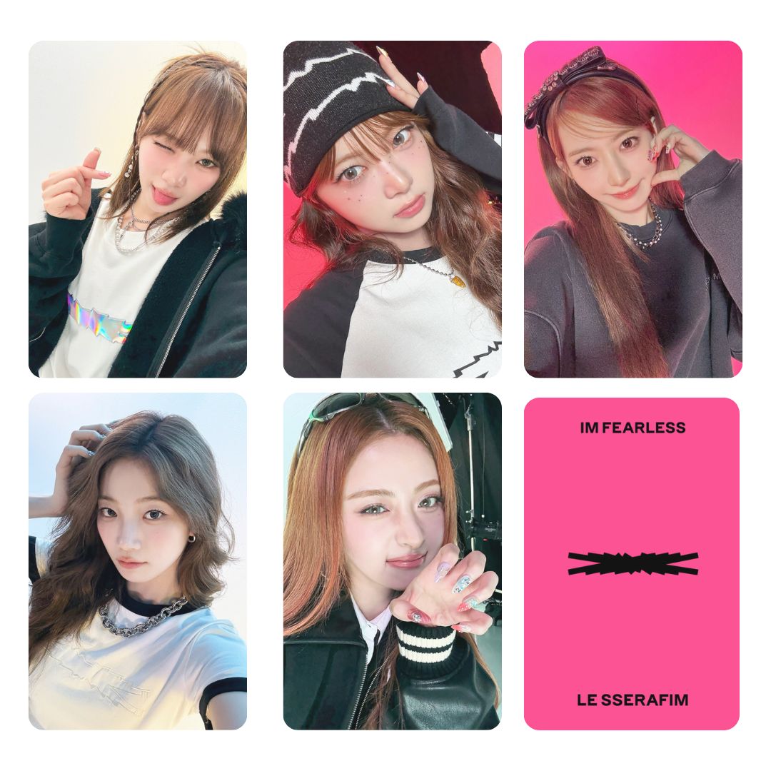 Le Sserafim Ver-1 Photocard Set!