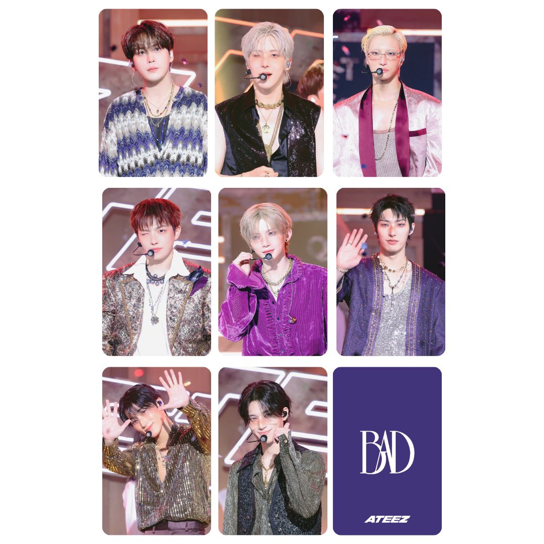 Ateez  'BAD Ver-2' Photocard Set!