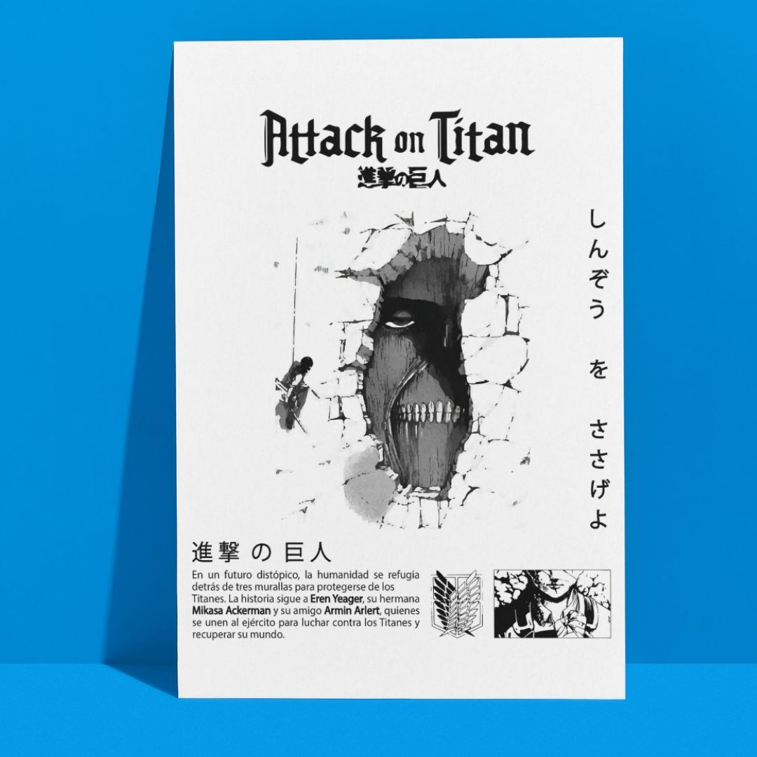 Attack On Titan Ver-1 A3 Poster!