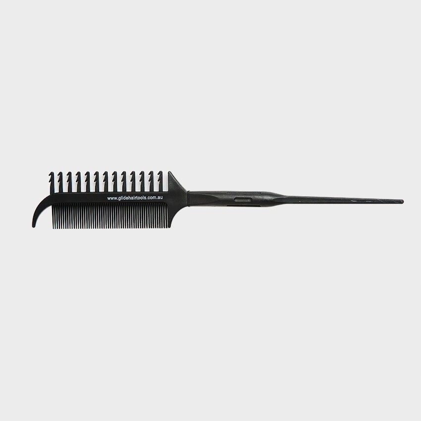 Glide hair tools highlighting comb