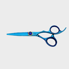 Glide hair tools scissors blue 6inch