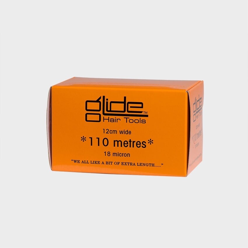 Glide hair tools foil 110m 18micron orange box