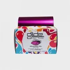 Glide hair tools coloured foil pink 110m